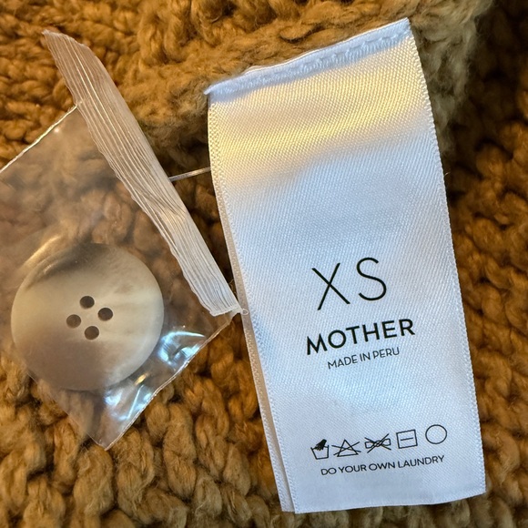 MOTHER Olive Knit Sweater with Floral Accents - Picture 5 of 7